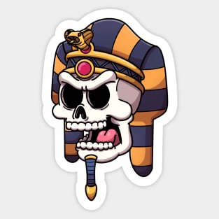 Pharaoh Skull Sticker